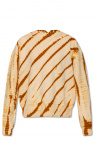 Proenza Schouler Abstract Stripe Long Sleeve T-Shirt Gelb