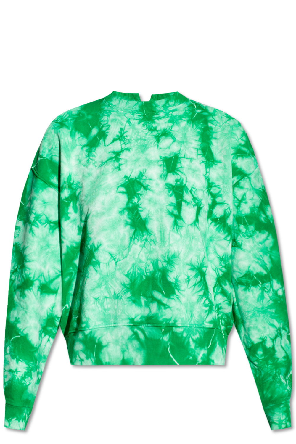 Proenza Schouler Trap zebra jacquard slippers Weiß Tie-dye sweatshirt