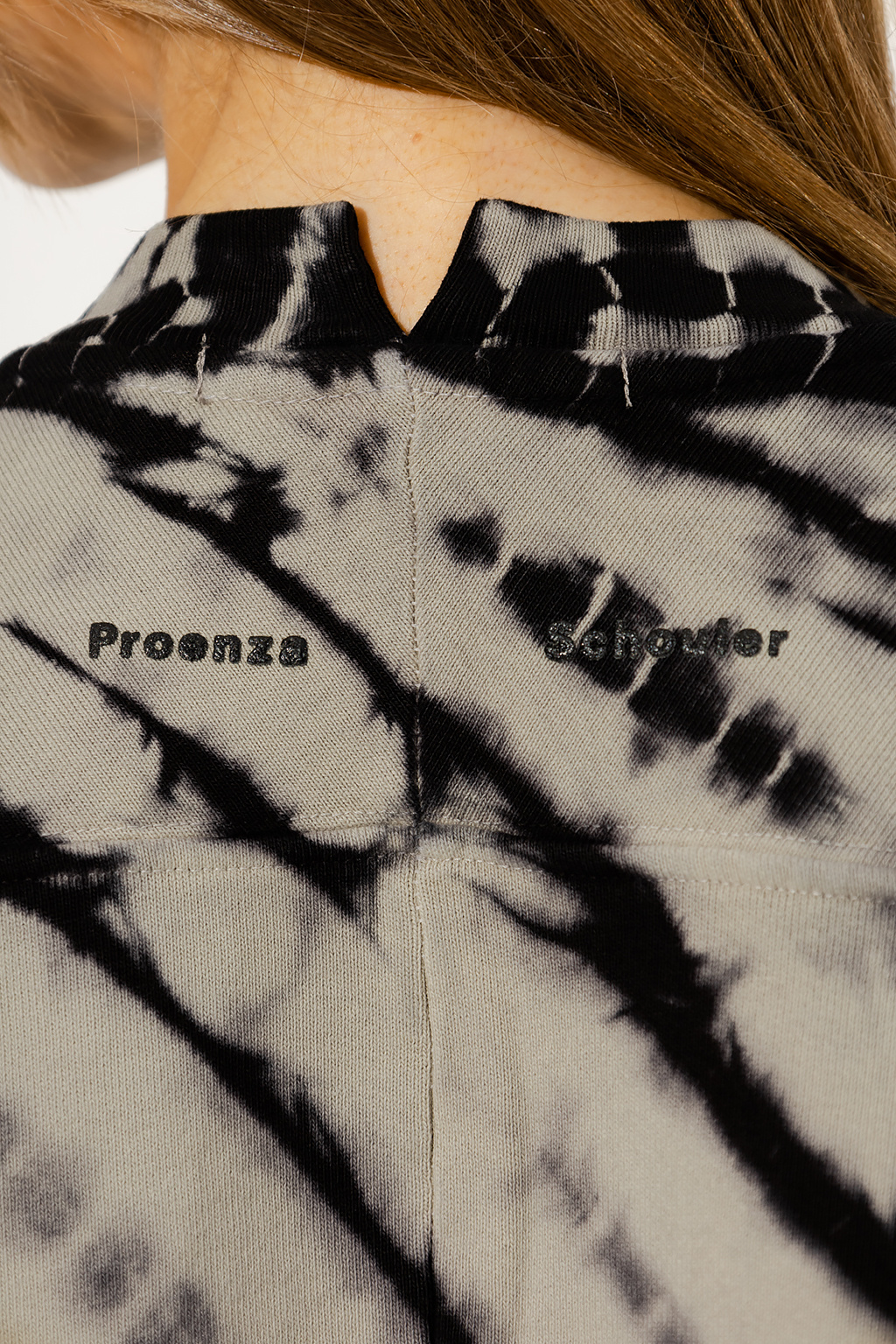 Proenza Schouler White Label Proenza Schouler Textured Crepe Cut Out Dress Nero