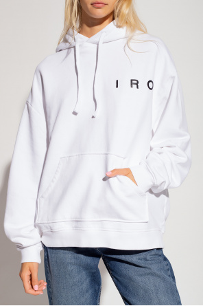 Iro Ader Error two-tone drawstring hoodie
