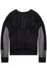 Red Valentino Tulle-trimmed sweatshirt