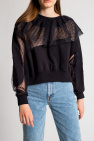 Red Valentino Tulle-trimmed sweatshirt
