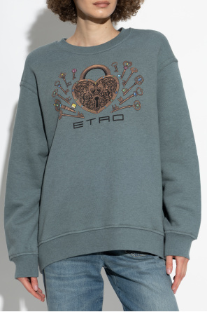 Etro Sudadera con estampado de colores