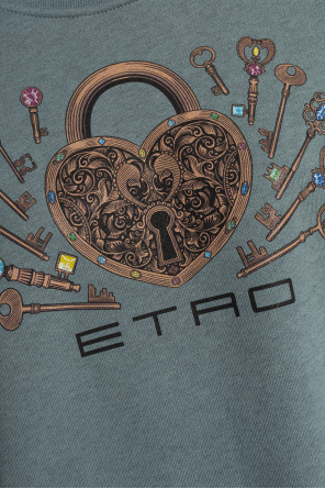 Etro Sudadera con estampado de colores