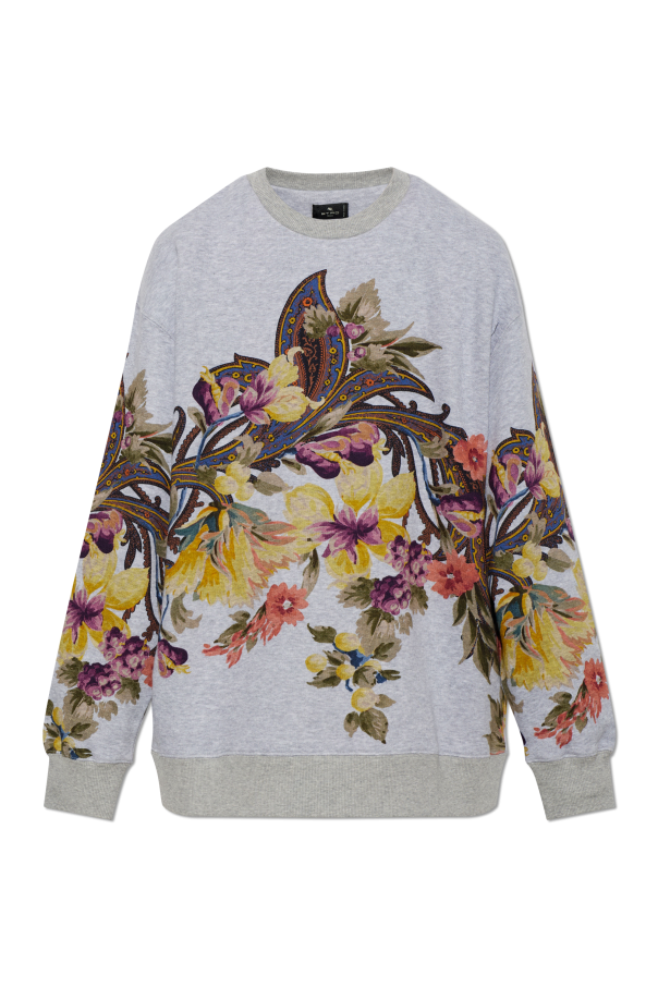 Sweatshirt with colorful print od Etro