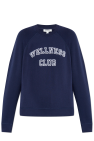 Sporty & Rich NAVY BLUE Cotton Sweatshirt