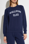 Sporty & Rich NAVY BLUE Cotton Sweatshirt