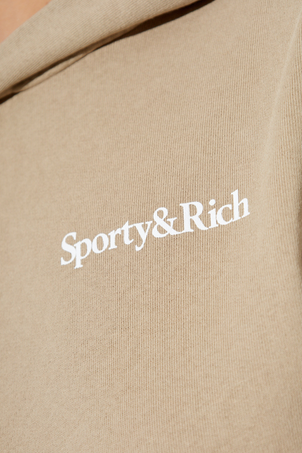 Sporty & Rich Bawełniana bluza z kapturem