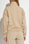 Sporty & Rich beige High Collar Sweatshirt