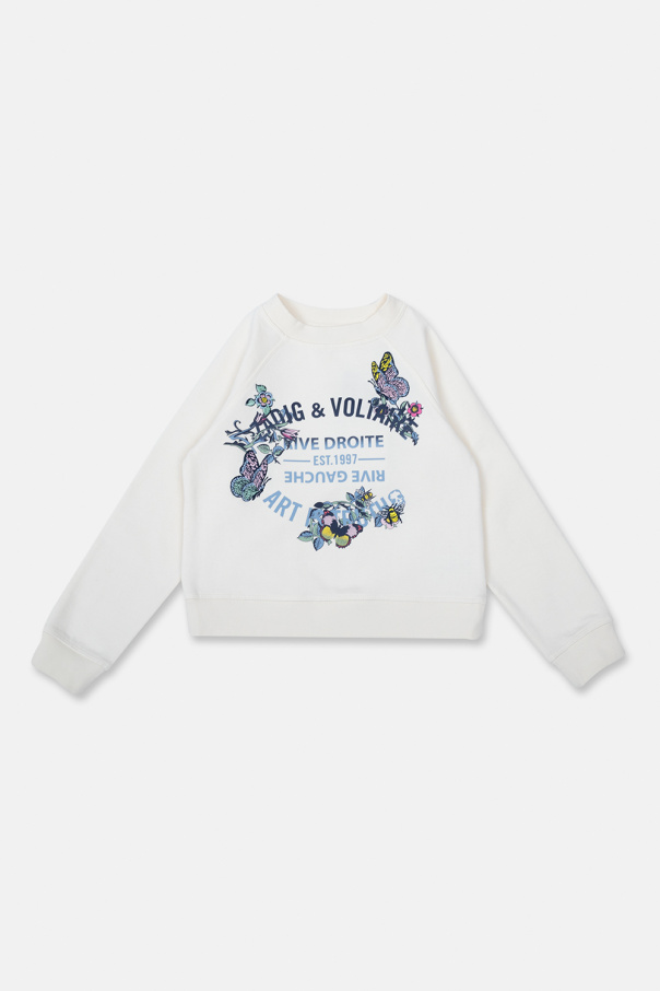 Zadig & Voltaire Kids long sleeved top chloe pullover