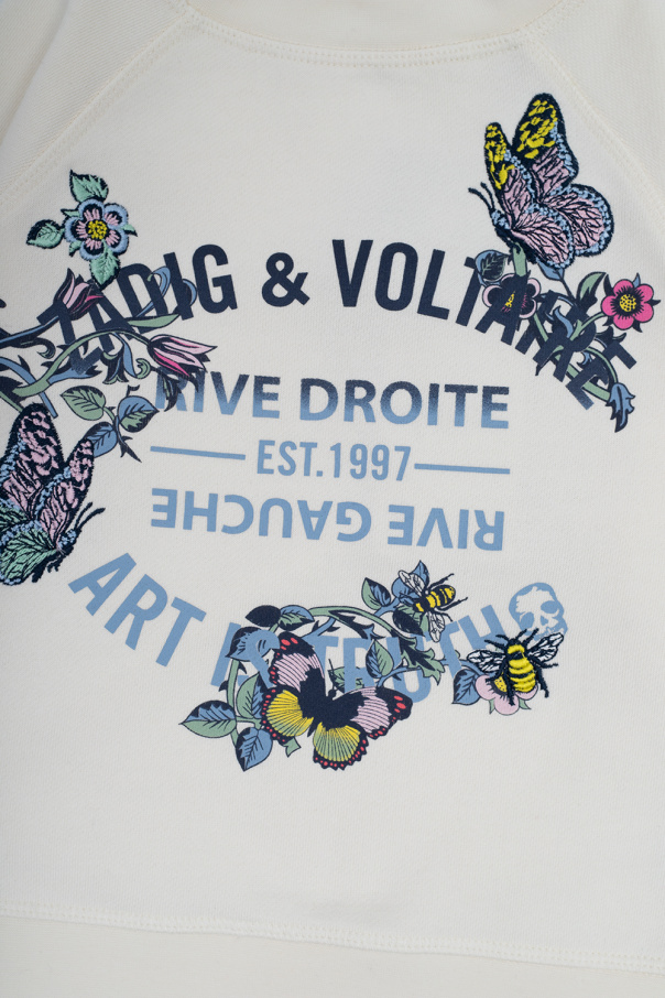 Zadig & Voltaire Kids Philipp Plein SS Rock crew neck T-shirt