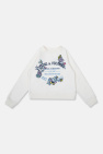 needles embroidered zipped sweatshirt item