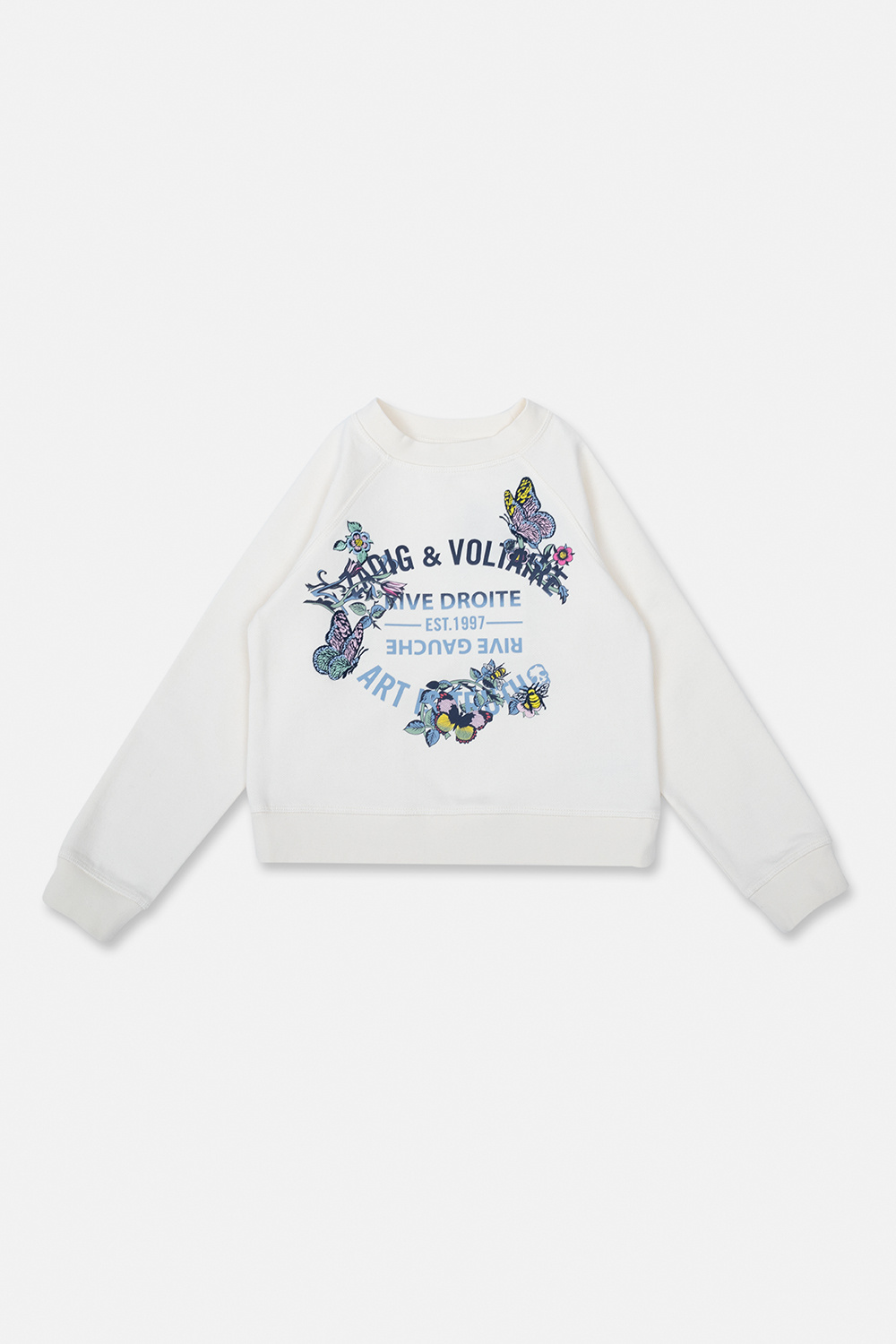 Zadig & Voltaire Kids Drôle De Monsieur embroidered-logo panelled T-Shirt