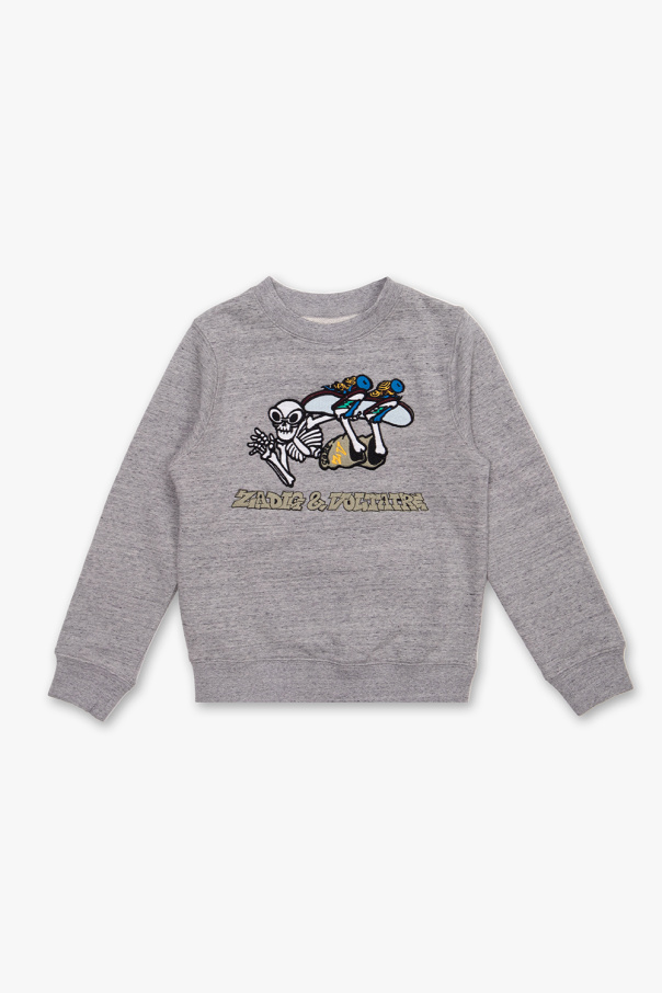 Zadig & Voltaire Kids Sweatshirt Reebok with logo