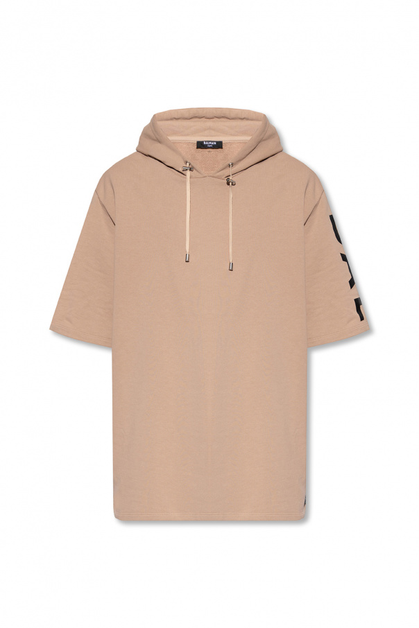 Balmain Hoodie with short sleeves