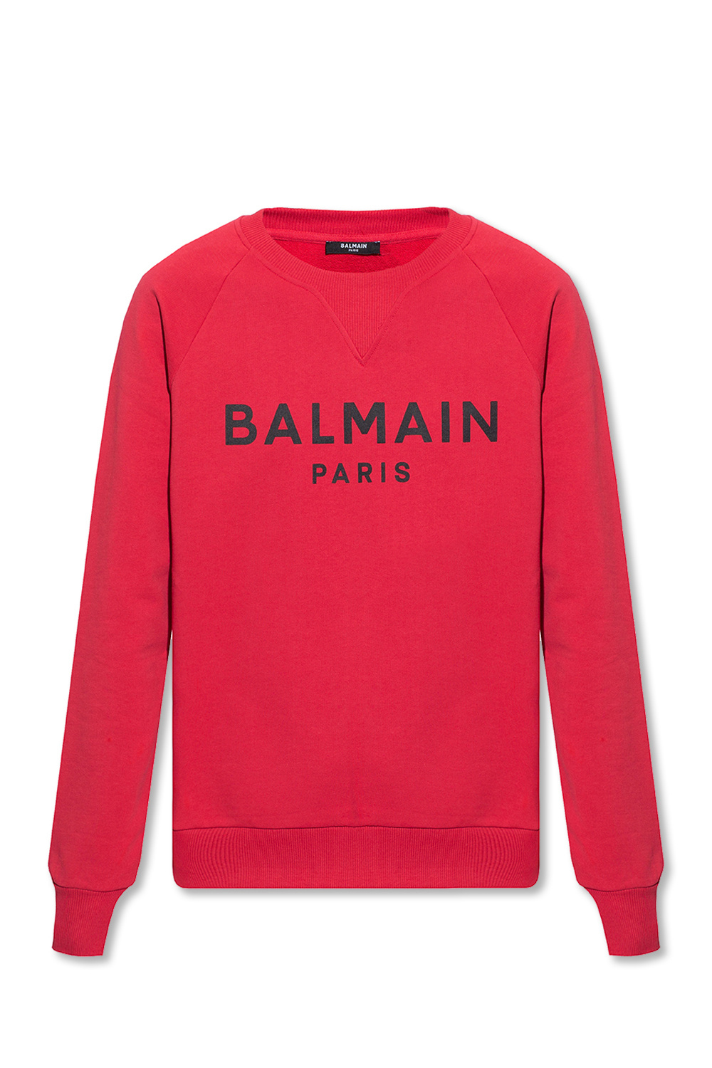 Balmain Balmain Hoodie mit Logo-Print Rot