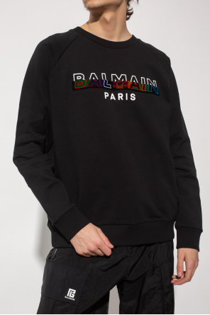 Balmain balmain quilted panelled sweatshirt item