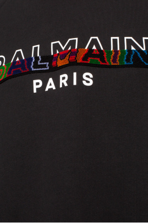 Balmain balmain quilted panelled sweatshirt item