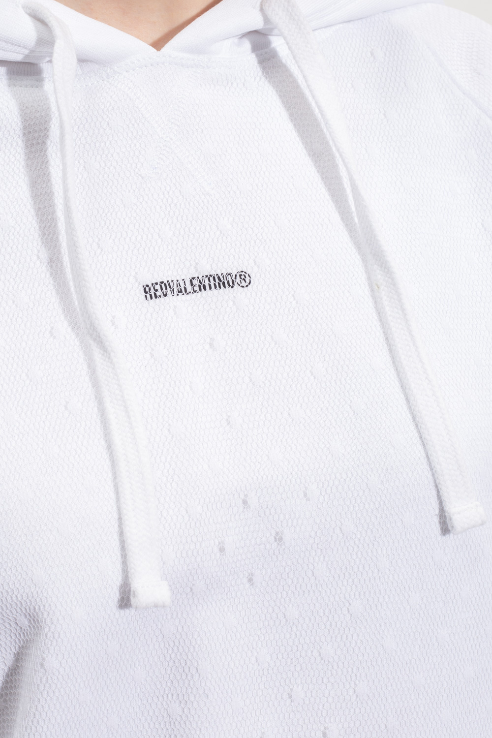 Red valentino Macro Short-sleeved hoodie