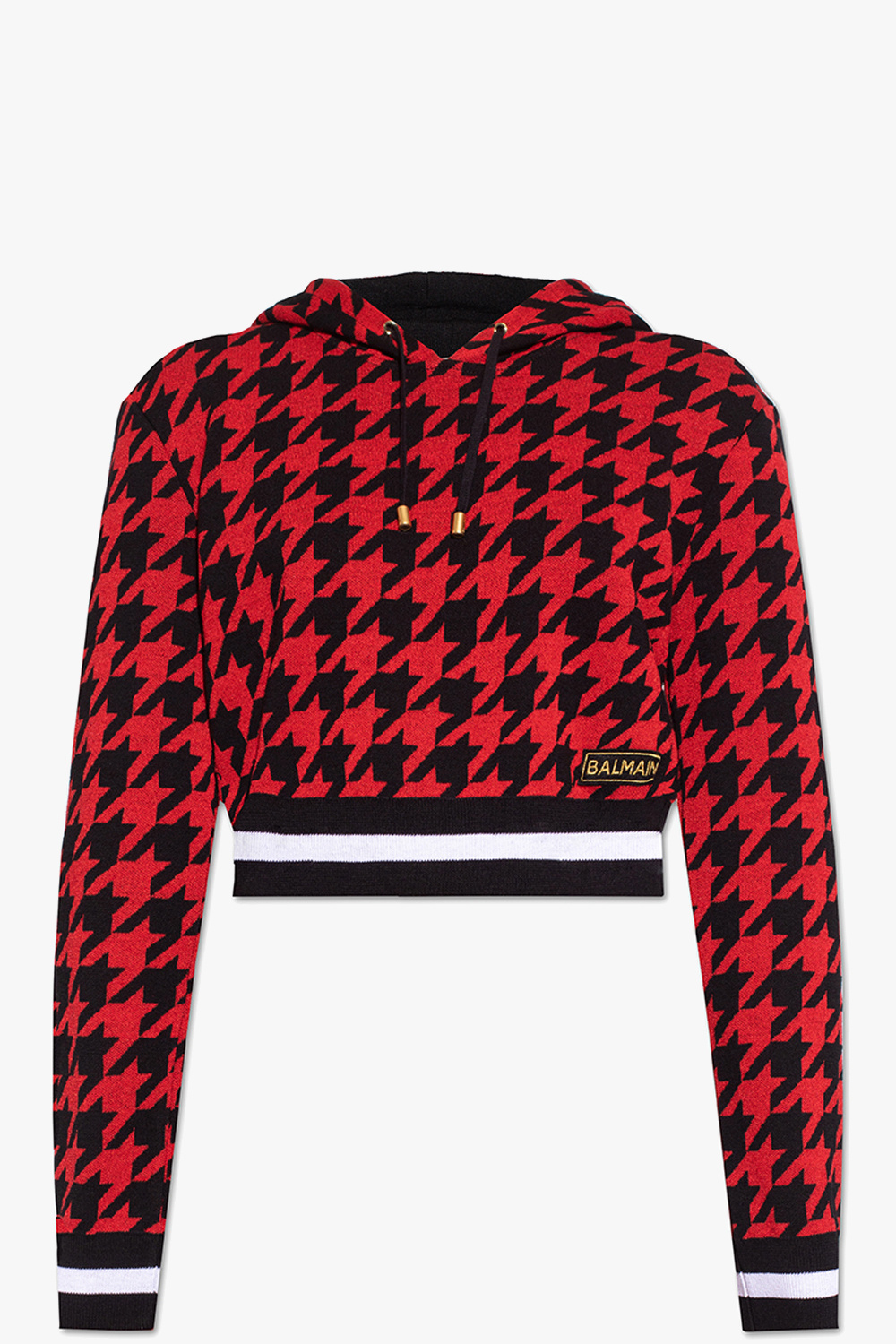 balmain for Houndstooth hoodie