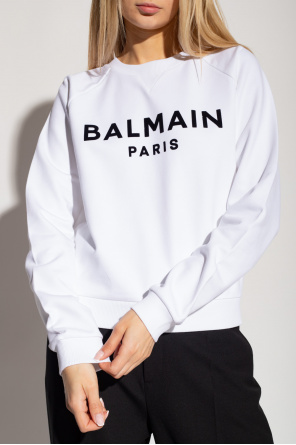 Balmain Balmain Kids TEEN T-Shirt mit Logo-Print Grau