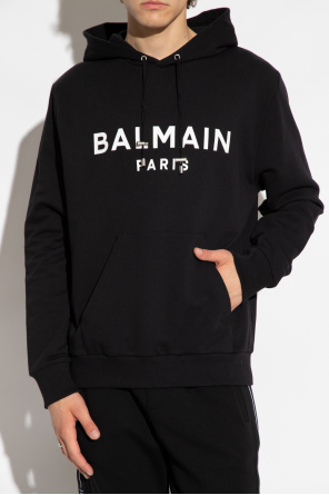 Balmain Balmain Kids TEEN logo-embroidered cotton sweatshirt