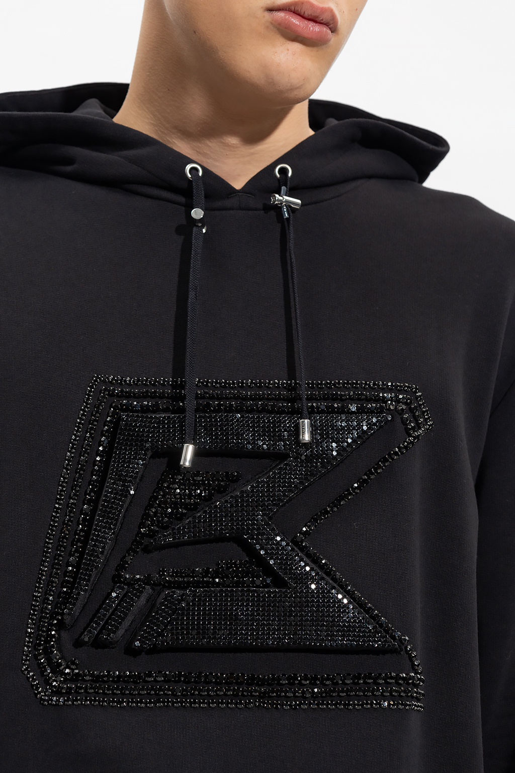 Balmain Hoodie with glossy applications