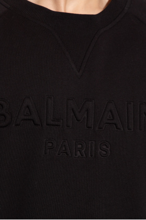 Balmain Balmain monogram-pattern velvet cardigan