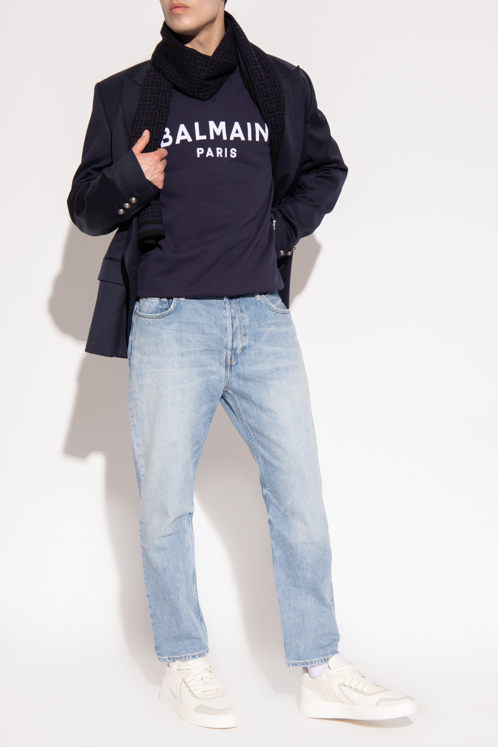 balmain amp Sweatshirt with logo