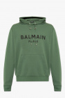 Balmain Kids TEEN logo-embroidered trench coat