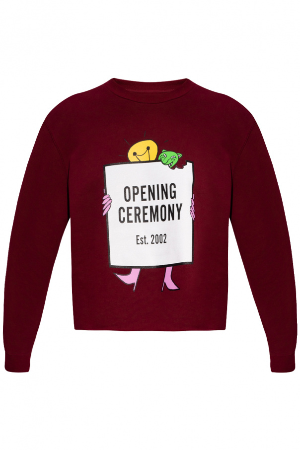 Opening Ceremony Sweater with Destroyed Processing