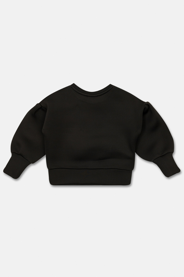 Karl Lagerfeld Kids Mini Rodini Club-print two-tone sweatshirt