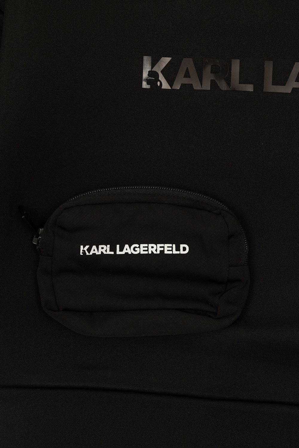 Karl Lagerfeld Kids just cavalli logo patch leopard print polo shirt item
