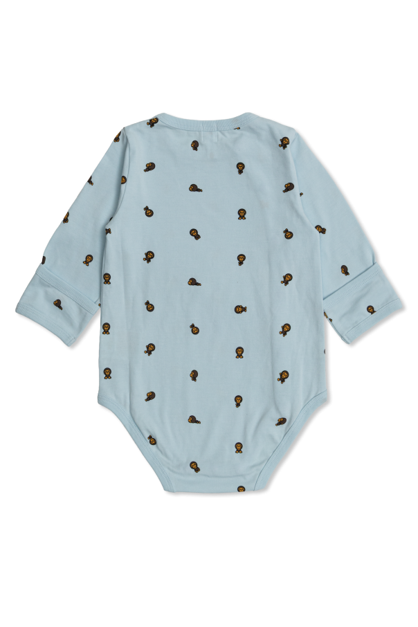 A BATHING APE® Kids Long-sleeved bodysuit