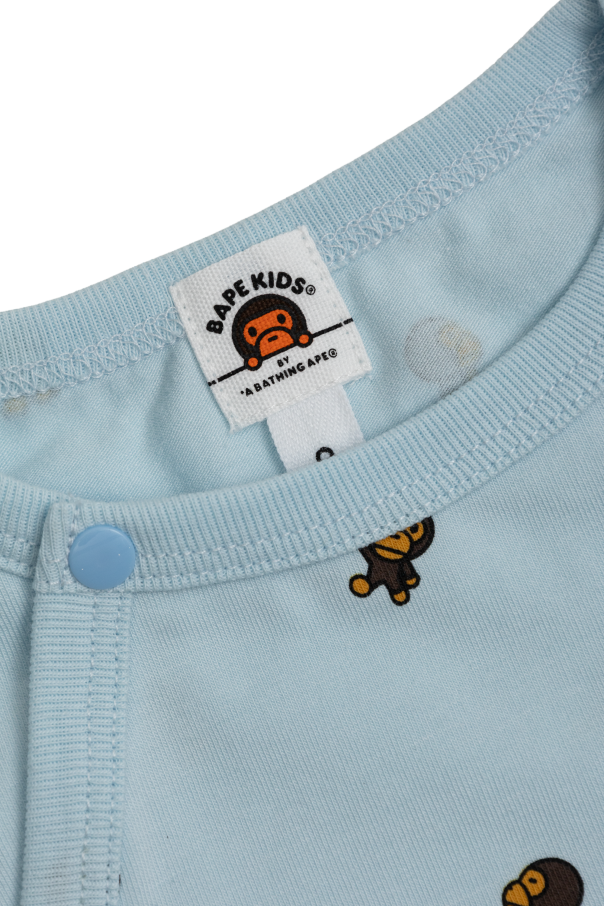 A BATHING APE® Kids Long-sleeved bodysuit