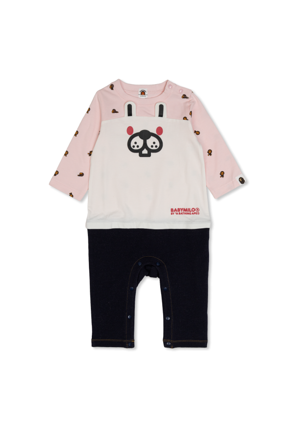 Baby romper with print od A BATHING APE® Kids
