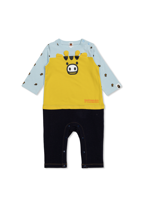 Baby romper with print od A BATHING APE® Kids