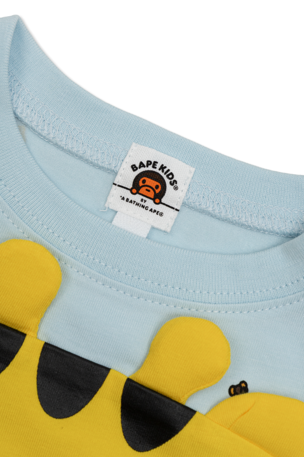 A BATHING APE® Kids Pajacyk niemowlęcy z nadrukiem