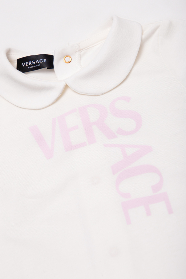 Versace Kids Romper suit with logo