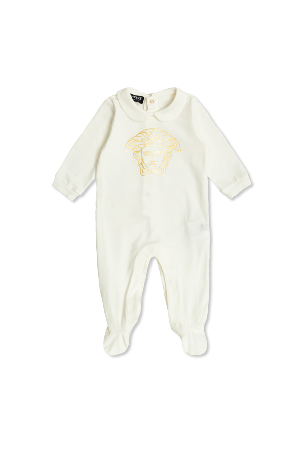 Versace Kids Romper with printed logo