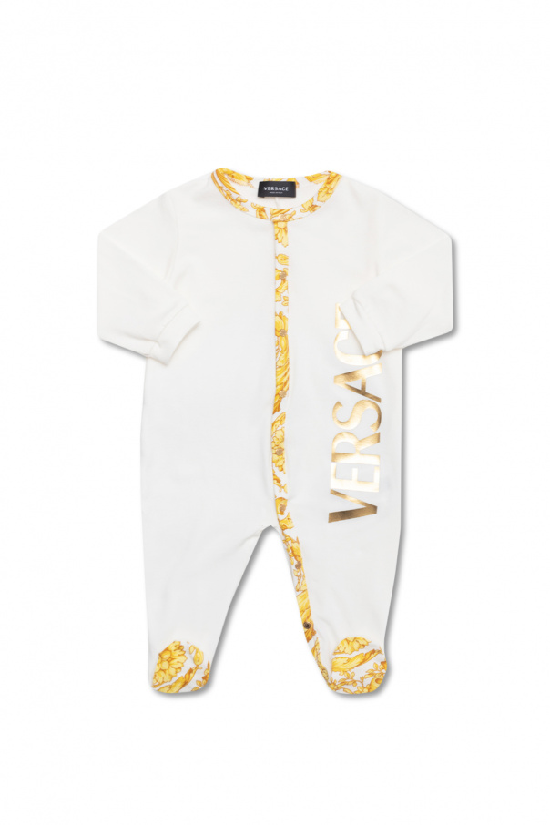 Versace Kids Babygrow with logo