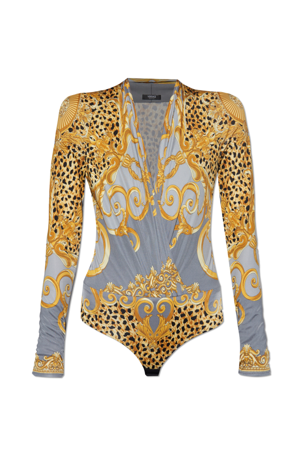 Bodysuit with a deep neckline od Versace