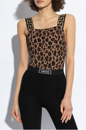 Versace Animal print bodysuit