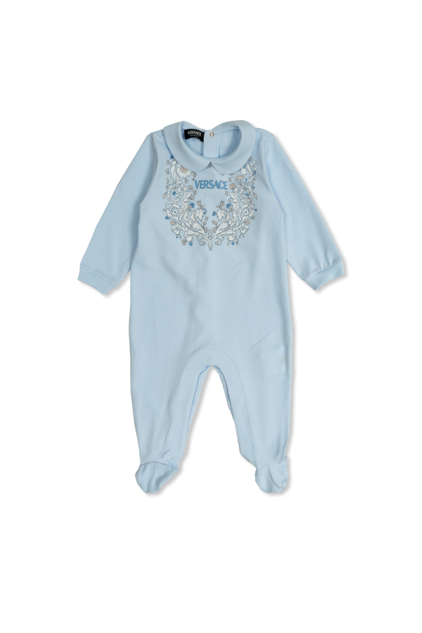 Versace Kids Babygrow with logo