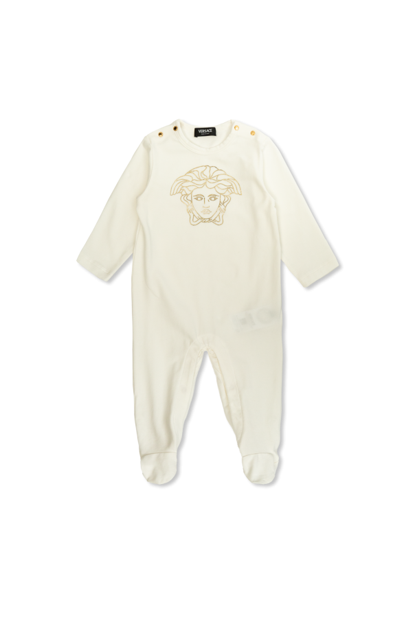 Versace Kids Onesie with logo