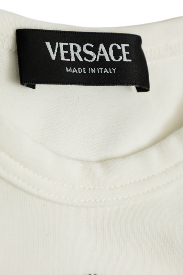 Versace Kids Onesie with logo