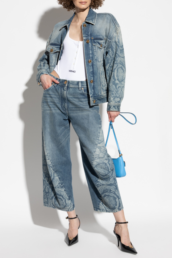 Versace Bodysuit with embroidered logo