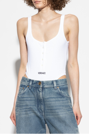 Versace Bodysuit with embroidered logo