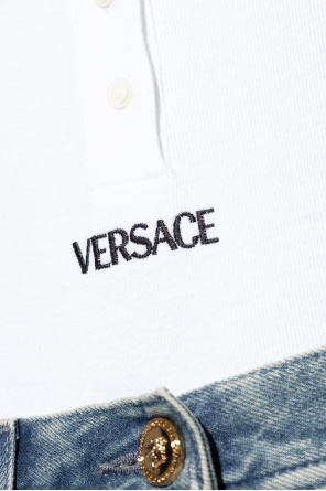 Versace Bodysuit with embroidered logo