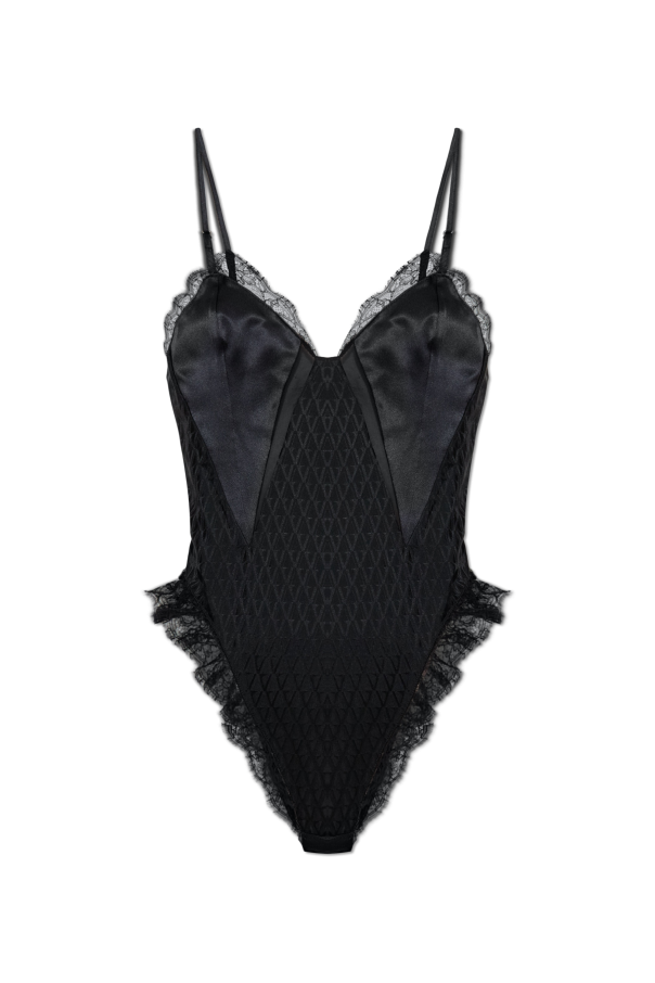 Bodysuit with lace inserts od Versace